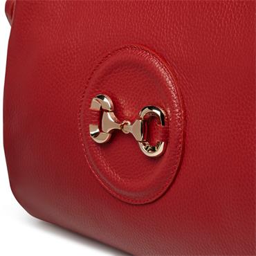 Marco Moreo Alessia Shoulder Bag Link - Red Leather