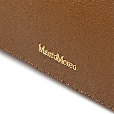 Marco Moreo Sienna Crossbody Twinzip Bag - Tan Leather