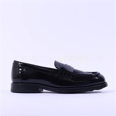 Tamaris Gommi Slip On Classic Loafer - Black Patent