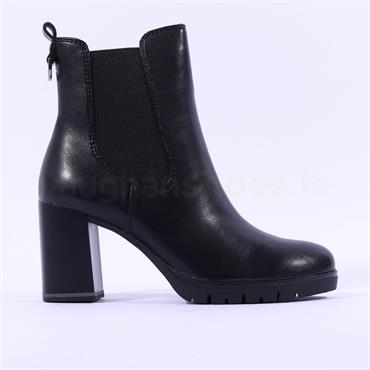 Tamaris Carila Block Heel Chelsea Boot - Black