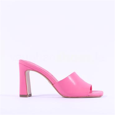 Tamaris Loriana High Square Heel Mule - Pink