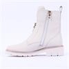 Ara Dover Zip Front Boot - Cream Leather