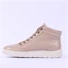 Ara Rome Side Zip Hi Top Bootie - Beige Leather