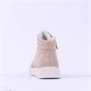 Ara Rome Side Zip Hi Top Bootie - Beige Leather