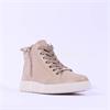 Ara Rome Side Zip Hi Top Bootie - Beige Leather