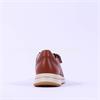 Ara Osaka Side Zip Lace Trainer - Cognac Leather