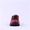 Ara Osaka Side Zip Lace Trainer - Red Leather