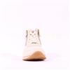 Ara Osaka Twin Zip Lace Boot - Cream Gold Leather