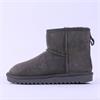 Ara Alaska Fleece Lined Short Boot - Grey Suede