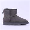 Ara Alaska Fleece Lined Short Boot - Grey Suede