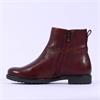 Ara Liverpool Low Heel Ankle Boot - Wine Leather