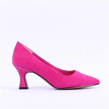 Marco Tozzi Nosca Pointed Toe Mid Heel - Pink