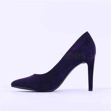 Marco Tozzi Metato Pointed Toe High Heel - Purple