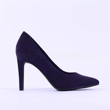 Marco Tozzi Metato Pointed Toe High Heel - Purple