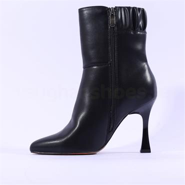 Marco Tozzi Metato Flared Heel Boot - Black