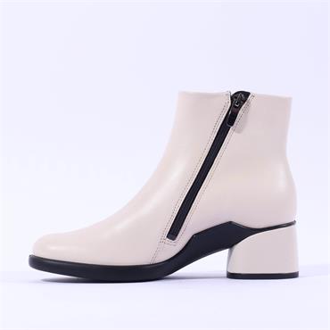 Ecco Women Sculpted LX 35 Ankle Boot - Off White Leather