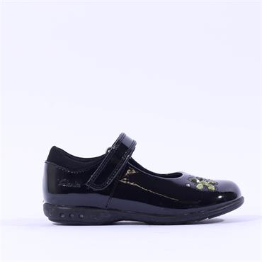 Clarks Kids TrixiCandy Inf (E Fit) - Black Pat