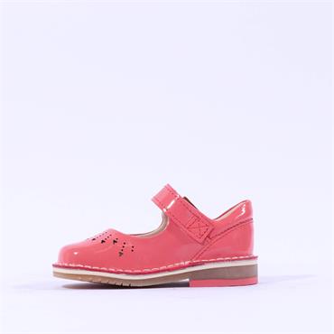 Clarks Kids Yarn Jump (G Fit) - Coral Patent