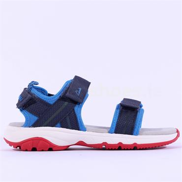 Clarks Boys Expo Sea K (G Fit) - Navy Red