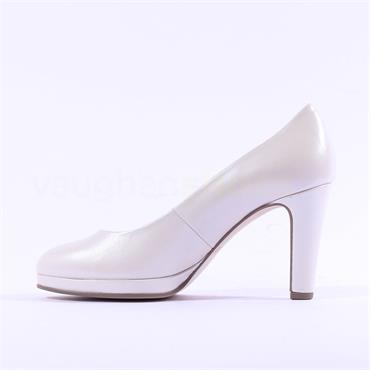 Gabor Splendid Platform High Heel - Pearl White