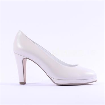 Gabor Splendid Platform High Heel - Pearl White