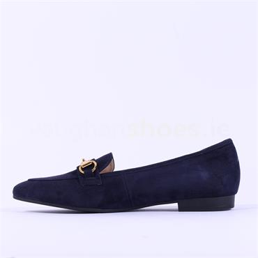 Gabor Catherham Pointed Buckle Loafer - Navy Suede