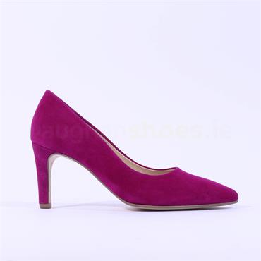 Gabor Dane Classic Pointed Toe High Heel - Fuchsia Suede