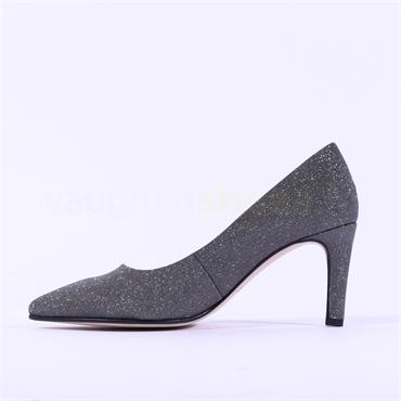 Gabor Dane Classic Pointed Toe High Heel - Grey Sparkle