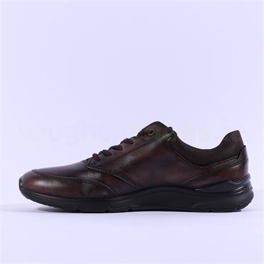 Ecco Men Irving Lace - Brown Leather
