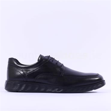 Ecco Men S. Lite Hybrid Laced Shoe - Black Leather