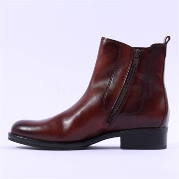 Gabor Adair Low Heel Chelsea Boot - Cognac Leather