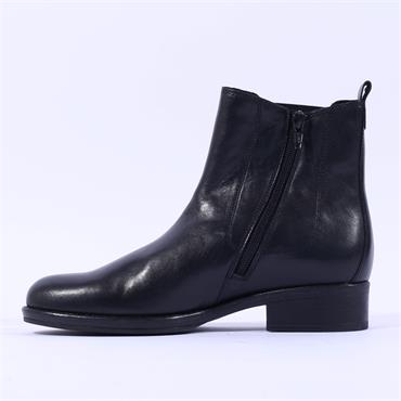 Gabor Adair Low Heel Chelsea Boot - Black Leather