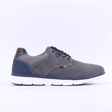 6th Sense Dolphin Laced Casual Shoe - Grey