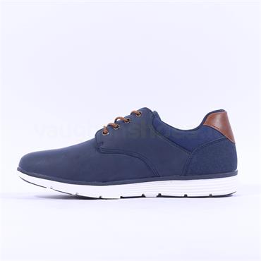 6th Sense Dolphin Laced Casual Shoe - Navy