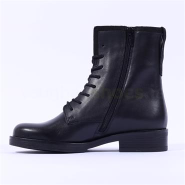 Gabor Hay Classic Laced Ankle Boot - Black Leather