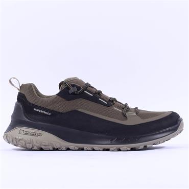 Ecco Men Ult-Trn Waterproof Hiking Shoe - Black green