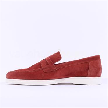 Ambitious Paros Slip On Casual Loafer - Brick Red