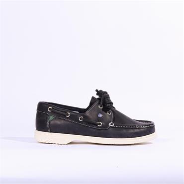 Dubarry Admirals 'Dubes' Deck Shoe - Navy Leather