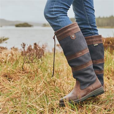 Dubarry Women Galway Country Boot - Navy Brown