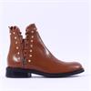 Marco Moreo Milano Stud Trim Ankle Boot - Tan Leather