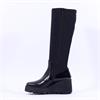 Marco Moreo Sofia Stretch Knee High Boot - Black