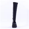 Marco Moreo Sofia Stretch Knee High Boot - Black