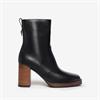 NeroGiardini Stacked Heel Ankle Boot - Black Tan