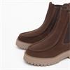 NeroGiardini Chelsea Wallabee Boot - Brown Suede