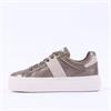 NeroGiardini Platform Laced Trainer - Bronze Leather