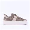 NeroGiardini Platform Laced Trainer - Bronze Leather