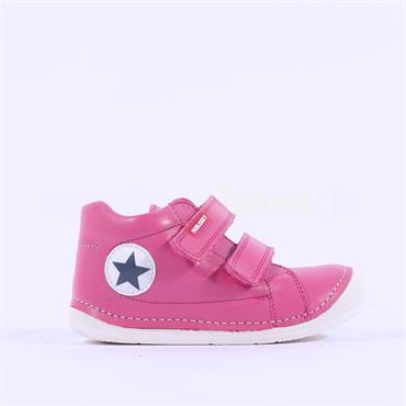 Pablosky Girls Konor Two Strap Star Boot - Pink Leather