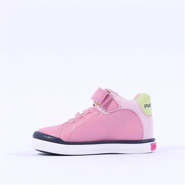 Pablosky Girls Bart One Strap Star HiTop - Pink Combi