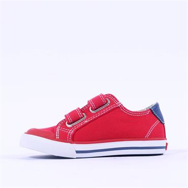 Pablosky Canvas 2 Strap Trainer - Red