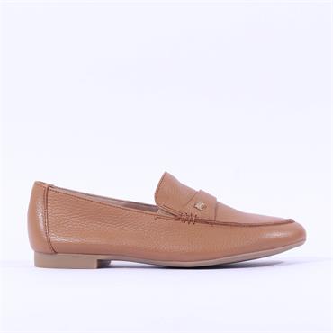 Paul Green Classic Slip On Loafer - Camel Leather